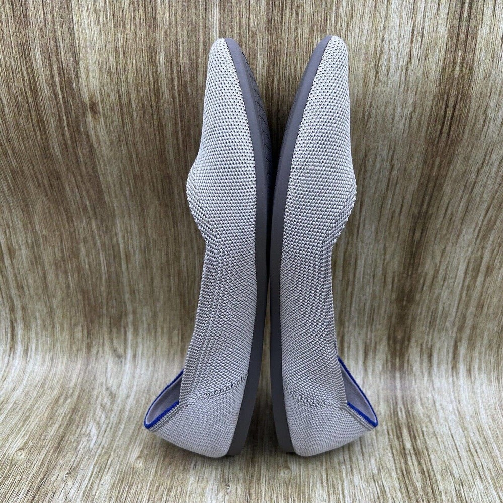 Rothys The Point Flax Birdseye Gray Slip On Balle… - image 6